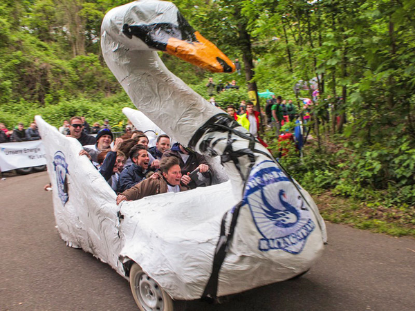 The Swan Racing Team: Seifenkistenrennen 2014, Foto: Steven Kalinke