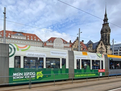 »Mein Leipzig schon ich mir« Straßenbahn in Leipzig unterwegs
