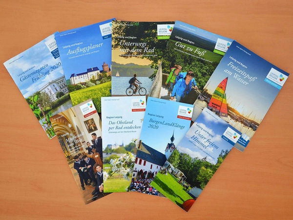 Touristische Broschüren - Region Leipzig, Foto: Andreas Schmidt