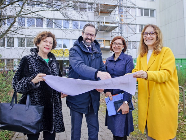 Beate Schücking, Dr. Andrea Diekhof, Sebastian Gemkow und Schwarzenberg, Foto: Anne Schwerin