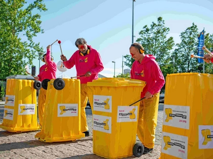 Stadtreinigung Leipzig informiert als Partner der Aktion »Deutschland trennt. Du auch?« über das richtige Trennen von Abfällen