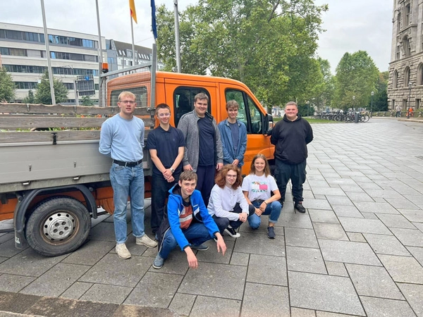 Azubi-Jahrgang 2025, Foto: Stadtreinigung Leipzig