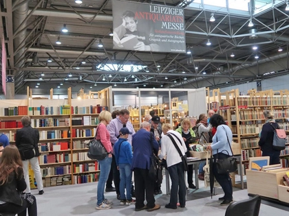 Leipziger Buchmesse: Literaturgeschichte zum Mitnehmen auf der 31. Leipziger Antiquariatsmesse
