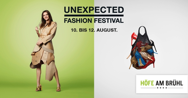 Flyer des Fashion-Festivasl in den Höfen am Brühl 