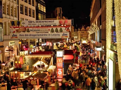 4.115 LED sorgen für stimmungsvollen Weihnachtsglanz in Leipzig