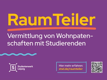 RaumTeiler: Studentenwerk Leipzig startet Projekt gegen Wohnungsnot zum Semesterstart RaumTeiler: Studentenwerk Leipzig startet Projekt gegen Wohnungsnot zum Semesterstart