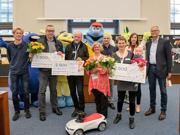 Verleihung des Familienfreundlichkeitspreises der Stadt Leipzig am 15. Oktober 2022 im Neuen Rathaus, Foto: ERIC-KEMNITZ.com