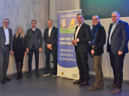 UEFA-EURO-2024-Delegation zu Gast in der Kongresshallte am Zoo Leipzig