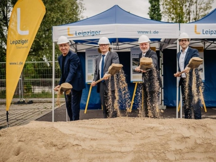 Erster Spatenstich für PV-Carports an Neuer Messe Leipzig