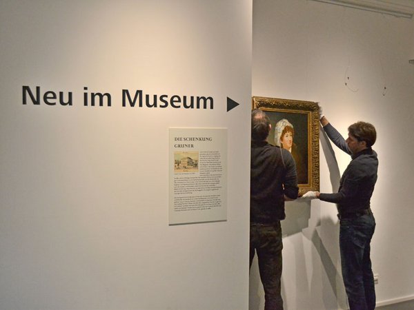 Im Bereich NEU IM MUSEUM werden im Alten Rathaus, 2. OG, drei Portraits der Unternehmerfamilie Gruner und Winckler präsentiert, Foto: SGM