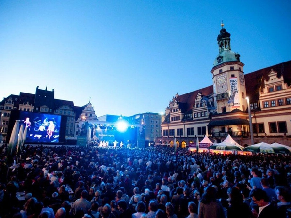BACHmosphäre auf dem Leipziger Markt