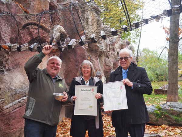 Überreichung der Ehrenpatenschaften, Foto: Zoo Leipzig
