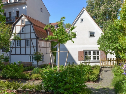 Kabarett im Garten des Schillerhauses in Leipzig-Gohlis