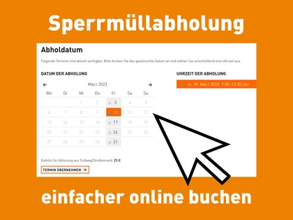 Sperrmüllabholung in Leipzig einfacher online buchen