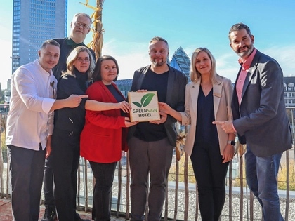 Felix Suiten am Augustusplatz mit Nachhaltigkeitssiegel ausgezeichnet