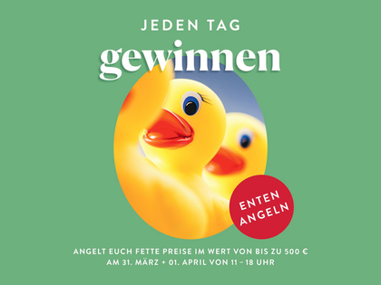 Entenangeln in den Höfen am Brühl in Leipzig