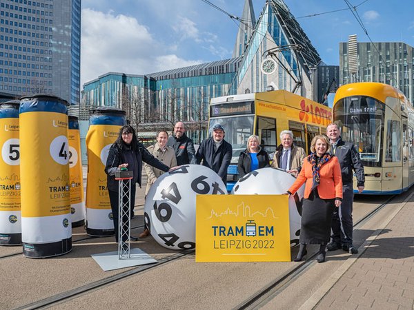 Tram EM 2022: Sachsenlotto unterstützt, Foto: Leipziger Gruppe