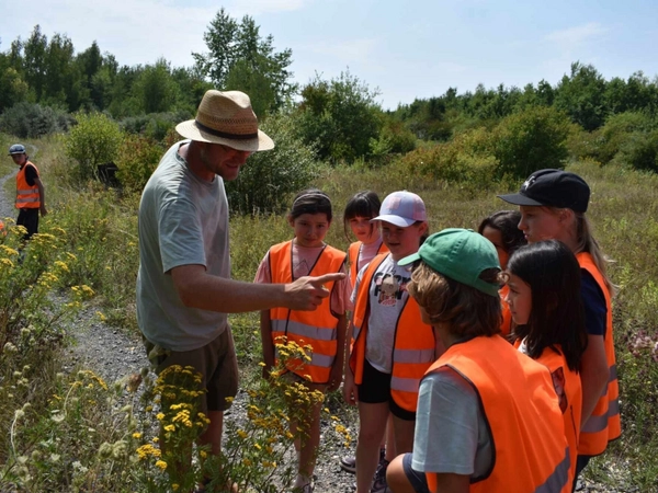 Naturführung mit den Kindern, Foto: Stadtreinigung Leipzig