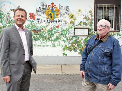 Fünf Wandbilder von Künstler Wolfgang Voigt zum Festjahr vorgestellt