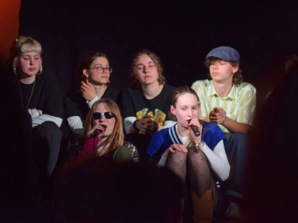 Schauspiel-Kollektiv »Freie Radikale« vom Friedrich-Schiller-Gymnasium im Schillerhaus Leipzig zu Gast