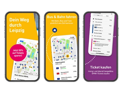 Leipziger Verkehrsbetriebe entwickeln multimodale Mobilitäts-App weiter