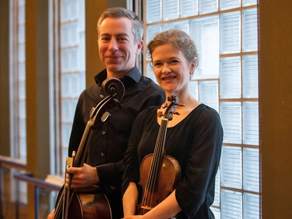 Das Barockduo Nadja Zwiener und Joseph Crouch gastiert im Bach-Museum Leipzig