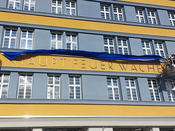 Die sanierte Hauptfeuerwache, Foto: Stadt Leipzig / quo