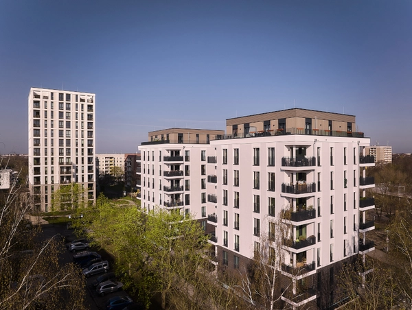 Neubau Lipsia Zwillinge, Foto: Peter Eichler / WG Lipsia