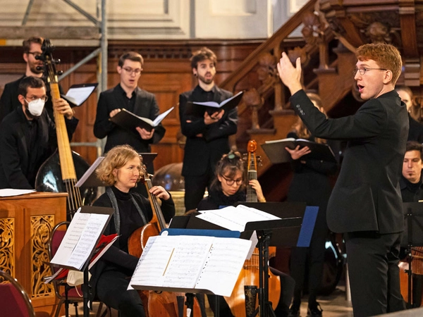 nsemble Lachryme mit Dirigent Jonas Kraft, Foto: Andreas Schüle