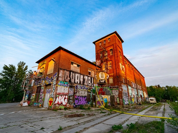 Gleisdreieck: Ansicht aus Nord-West, Foto: Philipp Reske / Leipziger Club- und Kulturstiftung