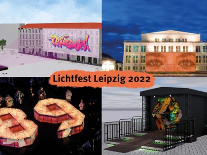 Leipzig erinnert an die Friedliche Revolution von 1989 mit dem Lichtfest am 9. Oktober 2022