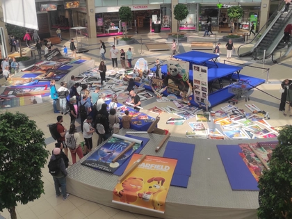 Filmplakatbörse zu Gunsten von FED Familienentlastungsdienst und Cheerleader Clubs Leipzig