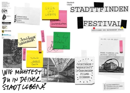 STADTTFINDEN Festival: Auftakt zur Entwicklung der Glasfabrik Leipzig