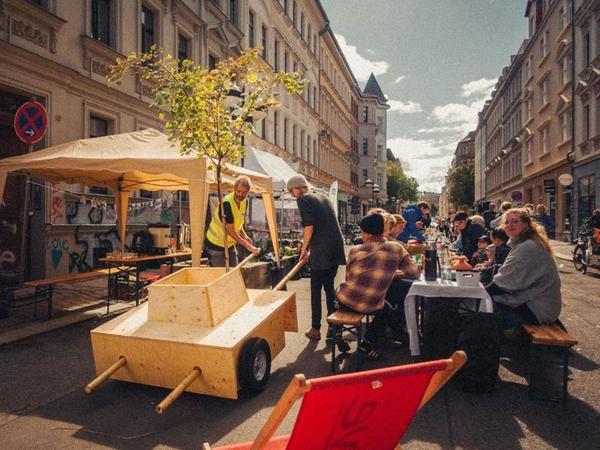 Workshop Wanderbaumallee, Foto: Verkehrswende Leipzig