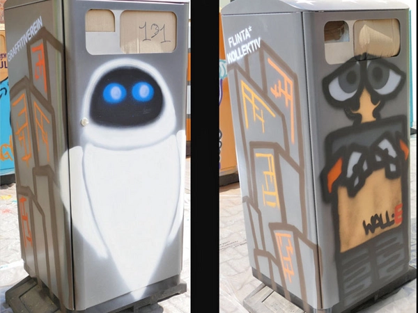 Graffiti-Wettbewerb: Siegermotiv, Foto: Stadtreinigung Leipzig