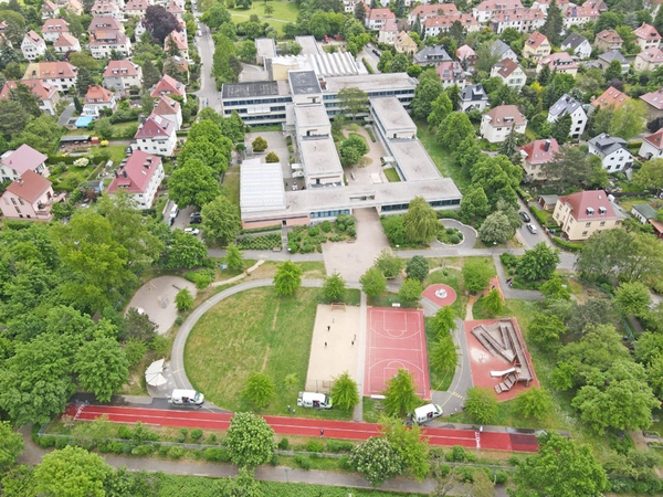 Albert-Schweitzer-Schule in Leipzig: Sportanlage, Foto: Thomas Rinke