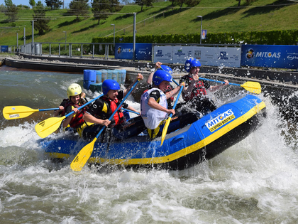 MITGAS Schüler-Rafting für September im Kanupark Markkleeberg geplant