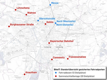 Bike IT: Fahrradboxen für mehr Sicherheit und leichteres Umsteigen in Leipzig