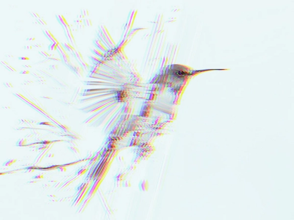 CHIRP ist eine partizipative Raum- und Klanginstallation, die sich aussterbenden Vogelgesängen widmet. Foto: KI-generiert / Midjourney