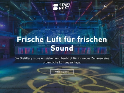 Crowdfunding-Kampagne der Distillery Leipzig