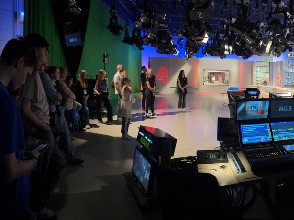 Leipziger Nacht der Ausbildung 2024 im "MDR um 4" - Studio. Foto: MDR / Saskia Herzog