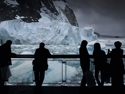Eisige Faszination im Panometer Leipzig