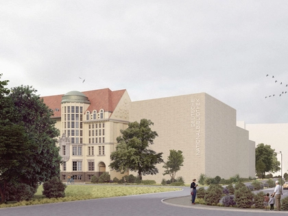 Fünfter Erweiterungsbau der Deutschen Nationalbibliothek in Leipzig