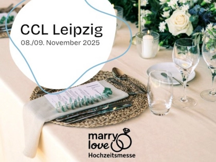 Premiere für Hochzeitsmesse marrylove im Congress Center Leipzig