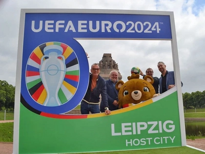 Spektakulärer Fotopunkt am Leipziger Völkerschlachtdenkmal