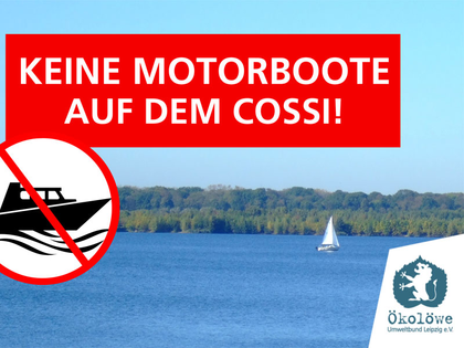 Leipzigs Umweltverein Ökolöwe startet Petition: Keine Motorboote auf dem Cossi!