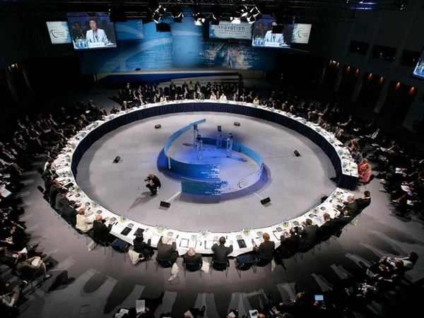 Ministers' Roundtable während des ITF Annual Summit 2018, Foto: Leipziger Messe