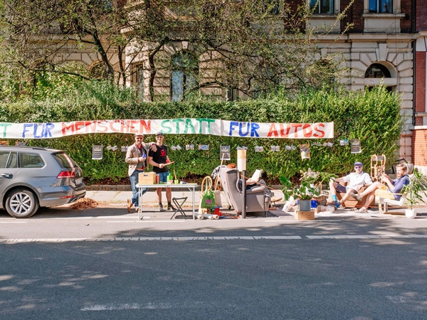  PARKingDay in Leipzig, Foto: Ökolöwe Umweltbund Leipzig e. V.