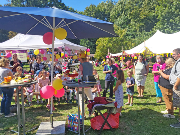 Mehr als 1000 Gäste besuchten den Tag der offenen Tür und das Familenfest, Foto: Kinderhospiz Bärenherz Leipzig