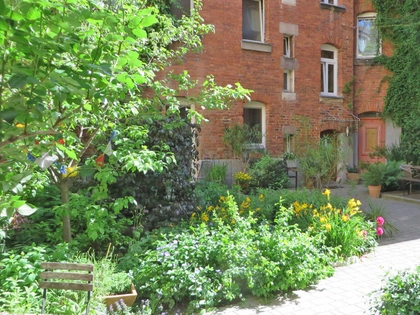 Erster Workshop des „Grüne Höfe“-Projekts im Stadtteilladen Leipziger Westen